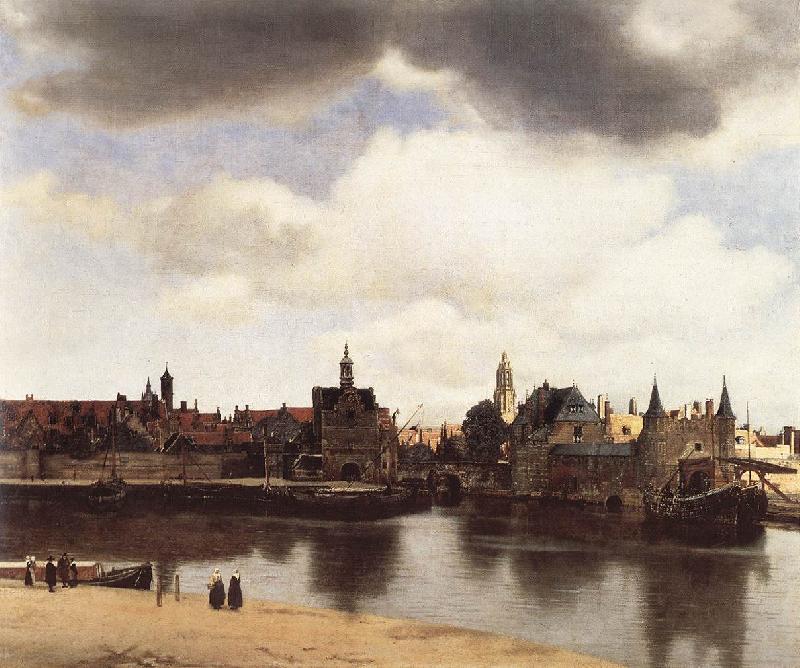 VERMEER VAN DELFT, Jan View of Delft sr